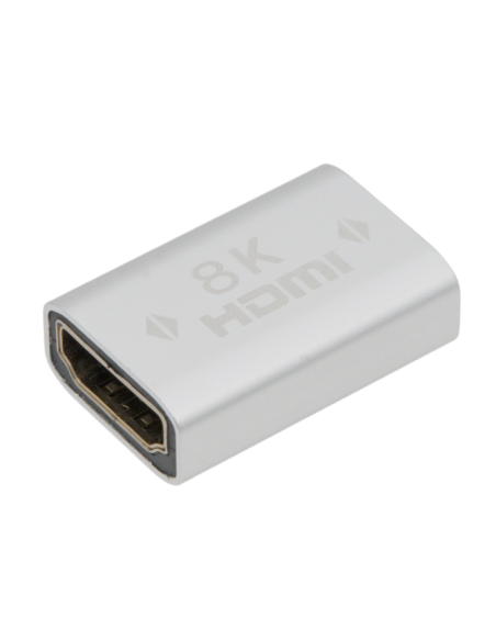 Adaptador HDMI 2.1 Recto 8K - Conector Doble Hembra