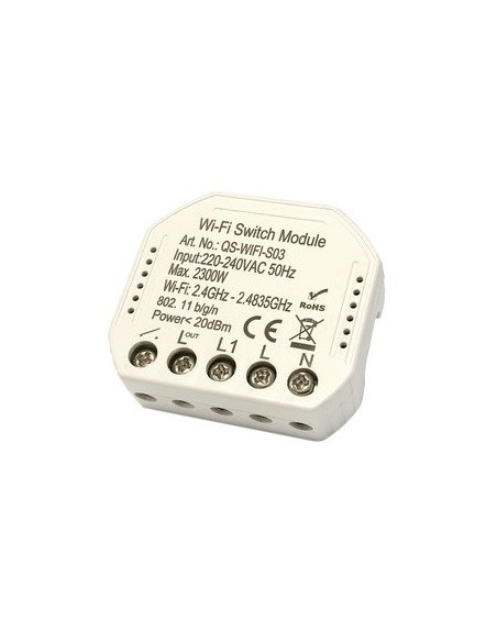 INTERRUPTOR WIFI COMPACTO PARA CAJETIN STANDARD