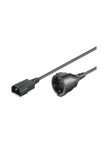 CABLE ALIMENTACIÓN C14 M A SCHUKO-HEMBRA