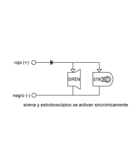 SIRENA EXTERIOR CON LUZ ESTROBOSCÓPICA PARA SISTEMA DE ALARMA