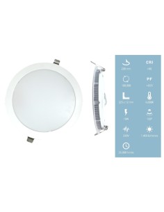 DOWNLIGHT 18W 6000K 1450LM BLANCO