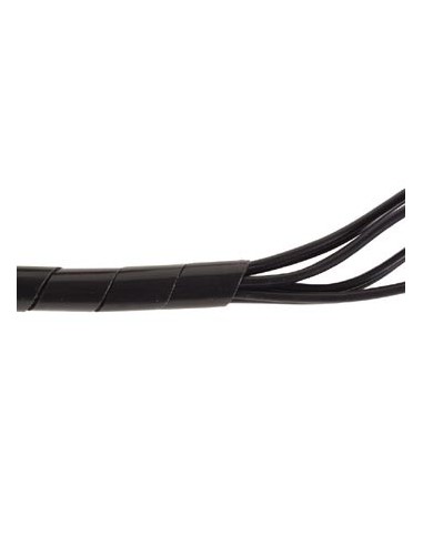 CUBRE CABLE 10MTS NEGRO 0.9 MM