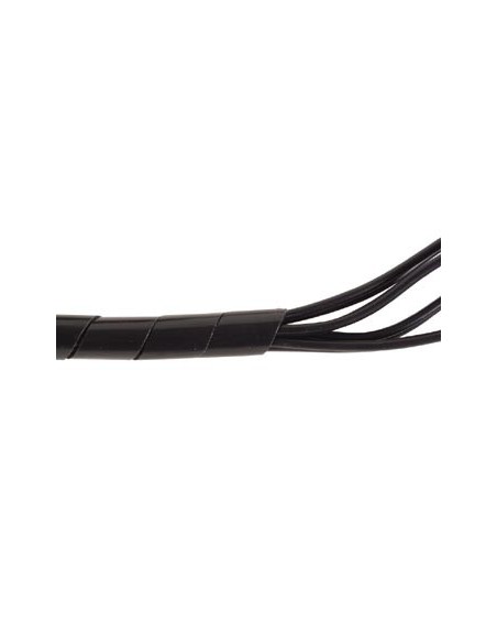 CUBRE CABLE 10MTS NEGRO 0.9 MM