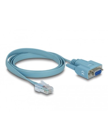 Cable adaptador 1mts RS-232 DB9 hembra a 1 x Serie RS-232 RJ45 macho