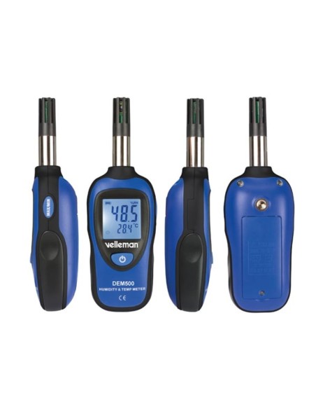 Mini termo-/higrómetro, -20 ° C a 70 ° C, humedad 0-100 %