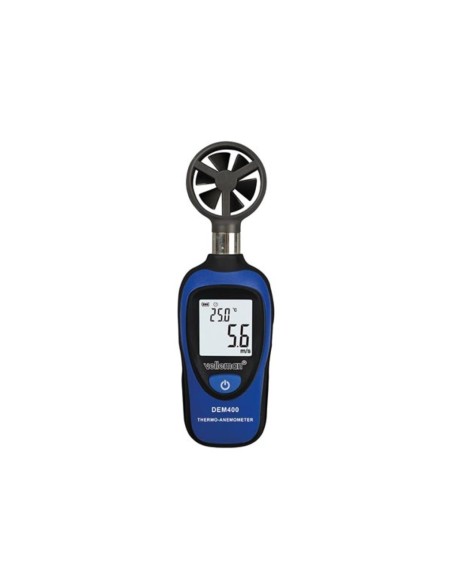 Anemómetro  mini termómetro digital