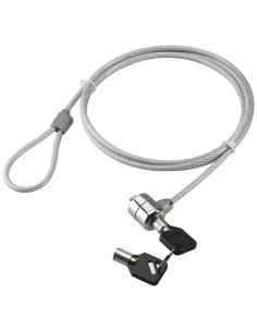 Cable seguridad con llave 1.5mts