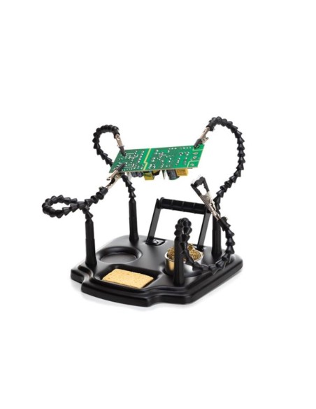 Tercera Mano con 4 Brazos y Soporte de Bobina de Estaño