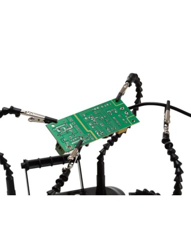 Tercera Mano con 4 Brazos y Soporte de Bobina de Estaño