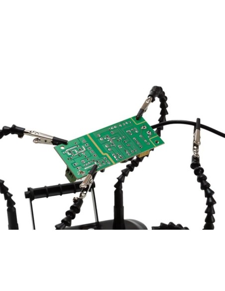 Tercera Mano con 4 Brazos y Soporte de Bobina de Estaño