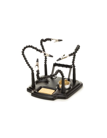 Tercera Mano con 4 Brazos y Soporte de Bobina de Estaño