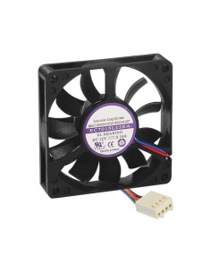 Ventilador 70x70x15mm 12Vdc 4 hilos CON CONECTOR