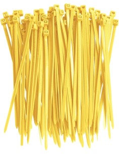 100 BRIDAS AMARILAS 2.6x100MM