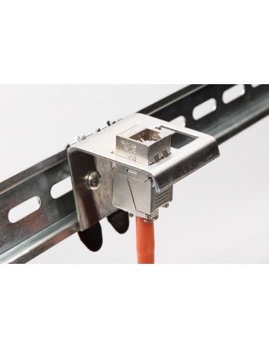 Adaptador de carril DIN para modulo Keystone