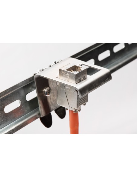 Adaptador de carril DIN para modulo Keystone