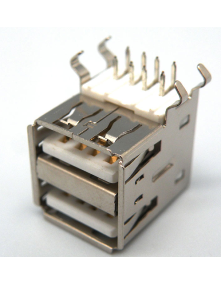 CONECTOR USB A DOBLE CODO