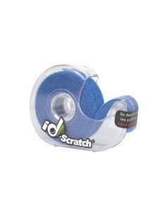 Cinta velcro carrete 2m x 2cm color azul