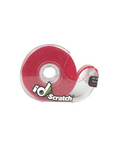 Cinta velcro carrete 2m x 2cm color rojo 2