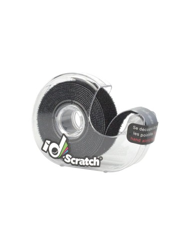 Cinta velcro carrete 2m x 2cm color negro