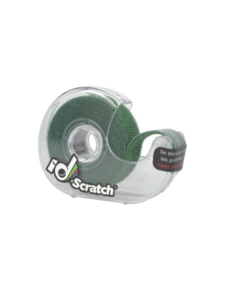 Cinta velcro carrete 2m x 2cm color verde oscuro