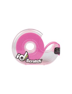 Cinta velcro carrete 2m x 2cm color rosa fluo 2