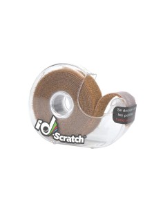 Cinta velcro carrete 2m x 2cm color marrón