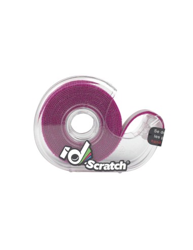 Cinta velcro carrete 2m x 2cm - color violeta