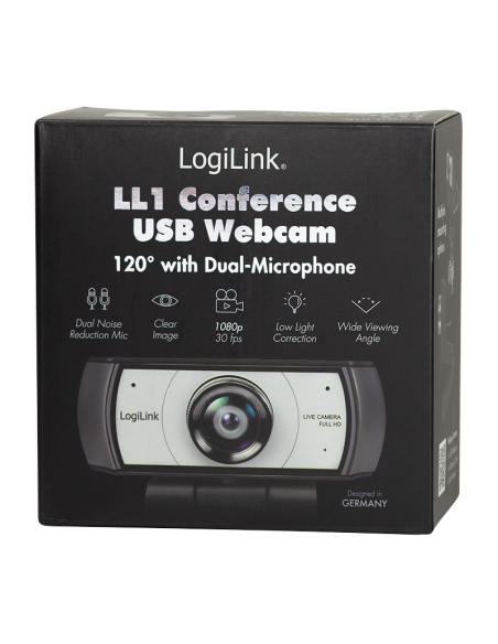 Webcam 1080P 120º Visión Full