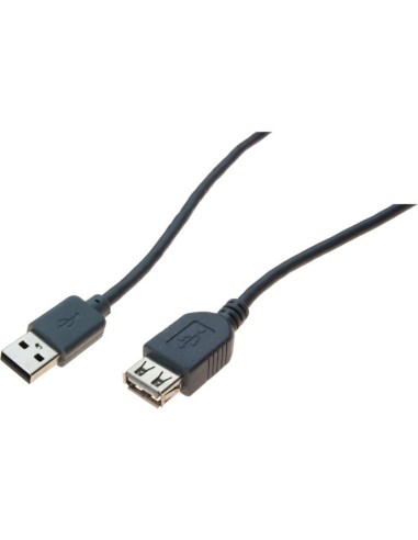 Cable prolongador USB 2.0 tipo A 1 mt.