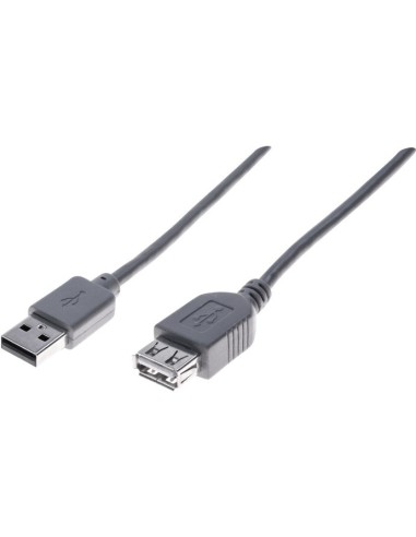 Cable prolongador USB 2.0 tipo A 1 mt.