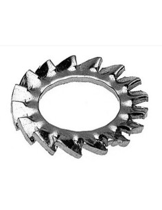 BOLSA DE 20 ARANDELAS DENTADAS M3 D:6mm