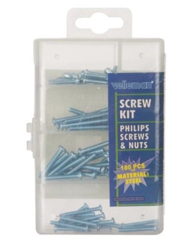 JUEGO DE 180 uds - TORNILLOS & TUERCAS M2.5 & M3