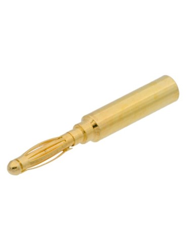 BANANA MACHO AEREA DE 2mm NEGRA