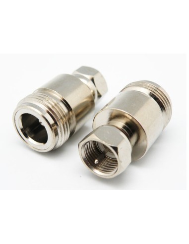 ADAPTADOR "N" HEMBRA-"F" MACHO