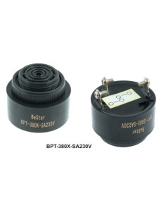 ZUMBADOR 230Vac 90dB TONO CONTINUO & PULSANTE 44mm