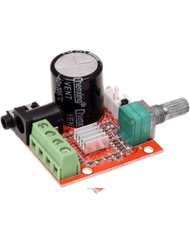 AMPLIFICADOR DE AUDIO ESTEREO 2X10W PAM8610 12VCC