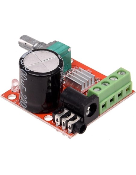 AMPLIFICADOR DE AUDIO ESTEREO 2X10W PAM8610 12VCC