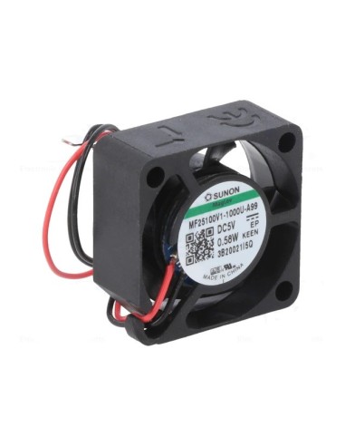 VENTILADOR 5V 25x25x10mm 5.94m3/h 23dBA Sistema Vapo