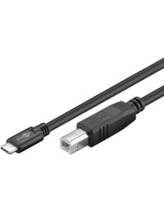 Cable 1mts USB-C a USB-B macho/macho