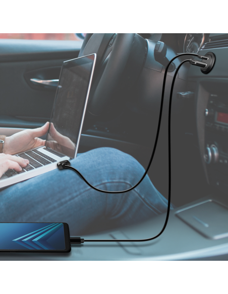 Conector USB A/B dual para chasis