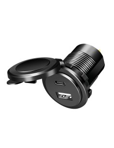 Conector USB A/B dual para chasis 2