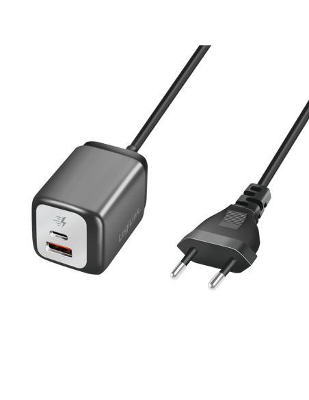 Alimentador dual USB A/C con cable de 1.5mts
