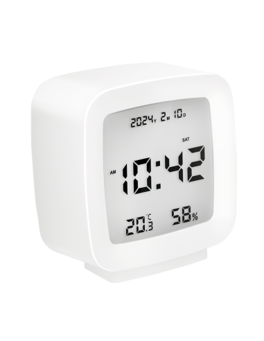 Reloj alarma termo/higrómetro