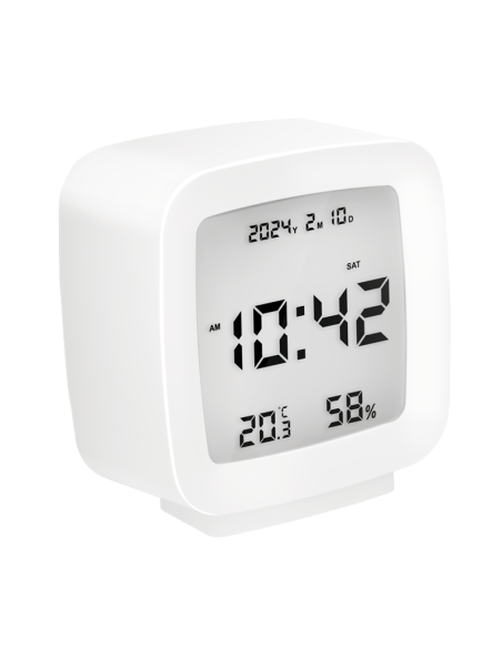 Reloj alarma termo/higrómetro