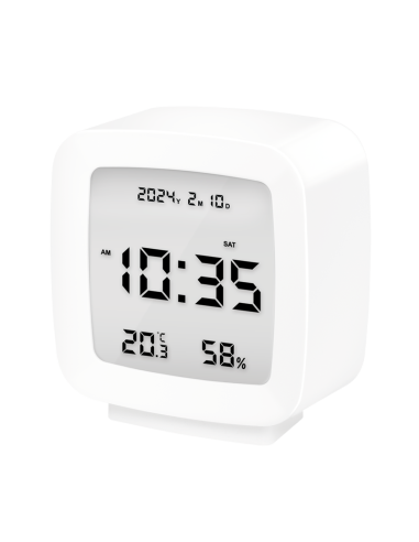 Reloj alarma termo/higrómetro