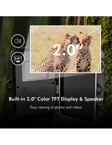 Cámara para intemperie con visión nocturna