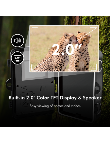 Cámara para intemperie con visión nocturna