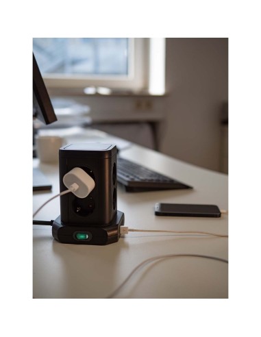 Torre 8 enchufes / 4x USB