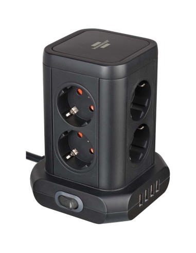 Torre 8 enchufes / 4x USB