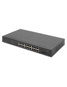 Switch 24x 2x SFP para rack 19"